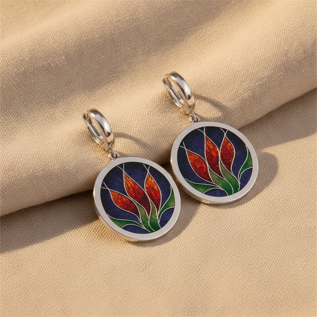 Ambre Vintage Earrings