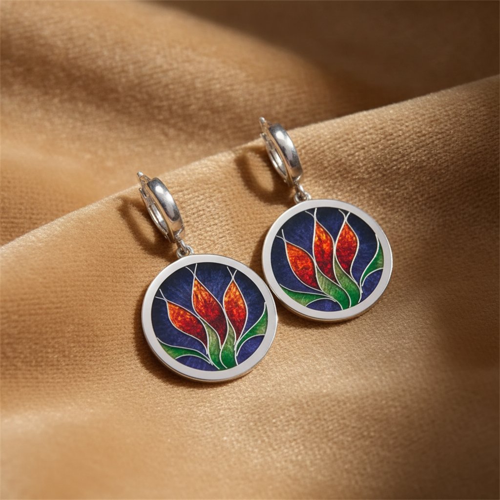Ambre Vintage Earrings