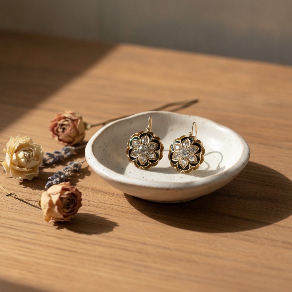 Ambre Crystal Earrings