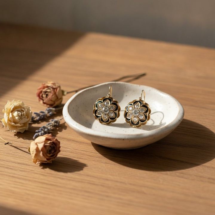 Ambre Crystal Earrings