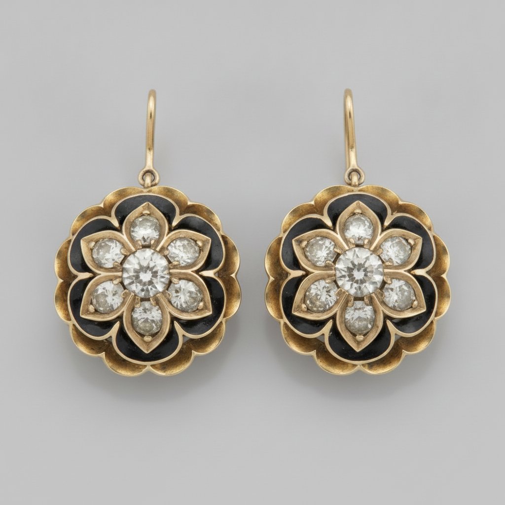 Ambre Crystal Earrings