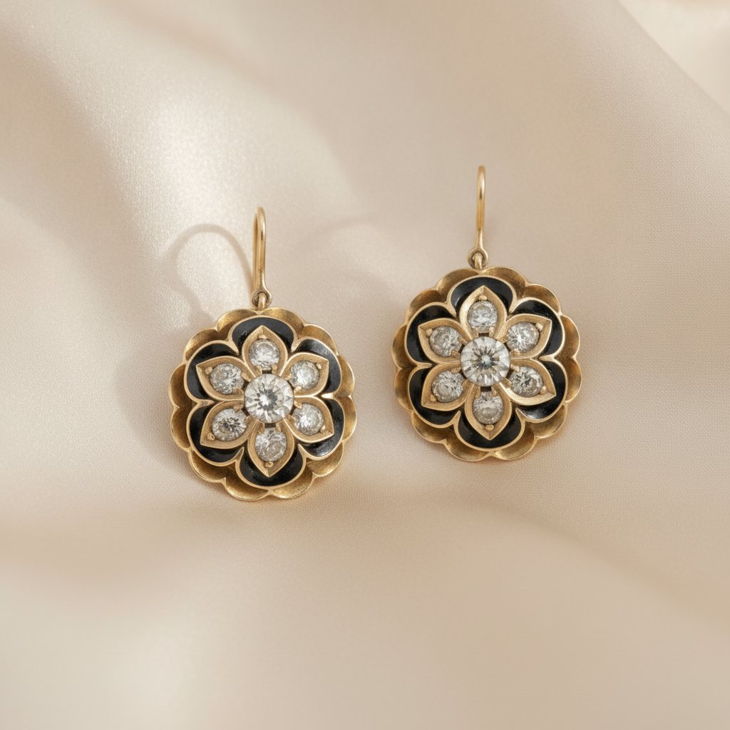 Ambre Crystal Earrings