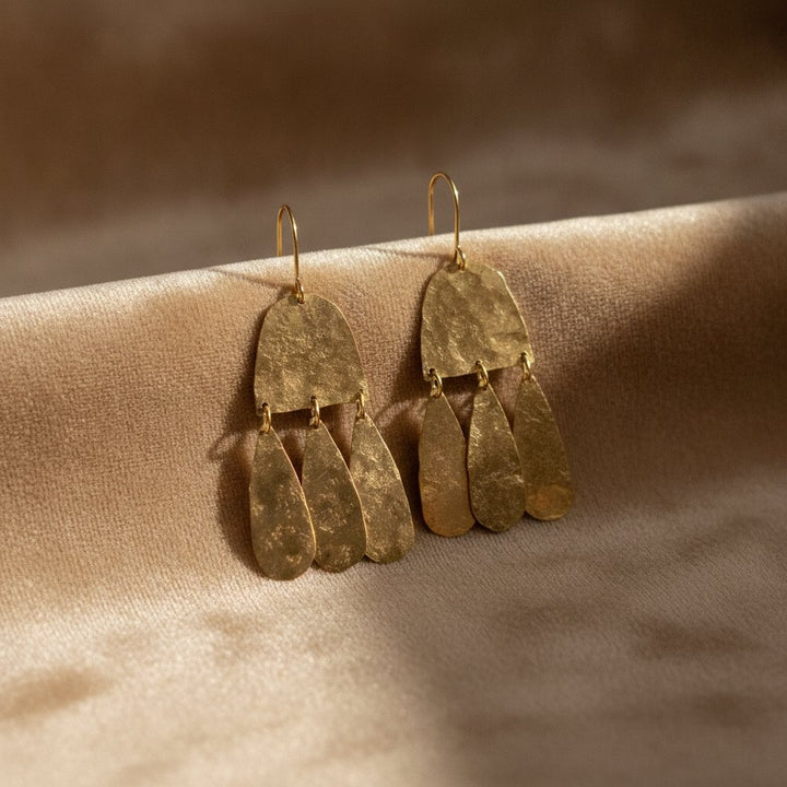 Ambre Gold Earrings