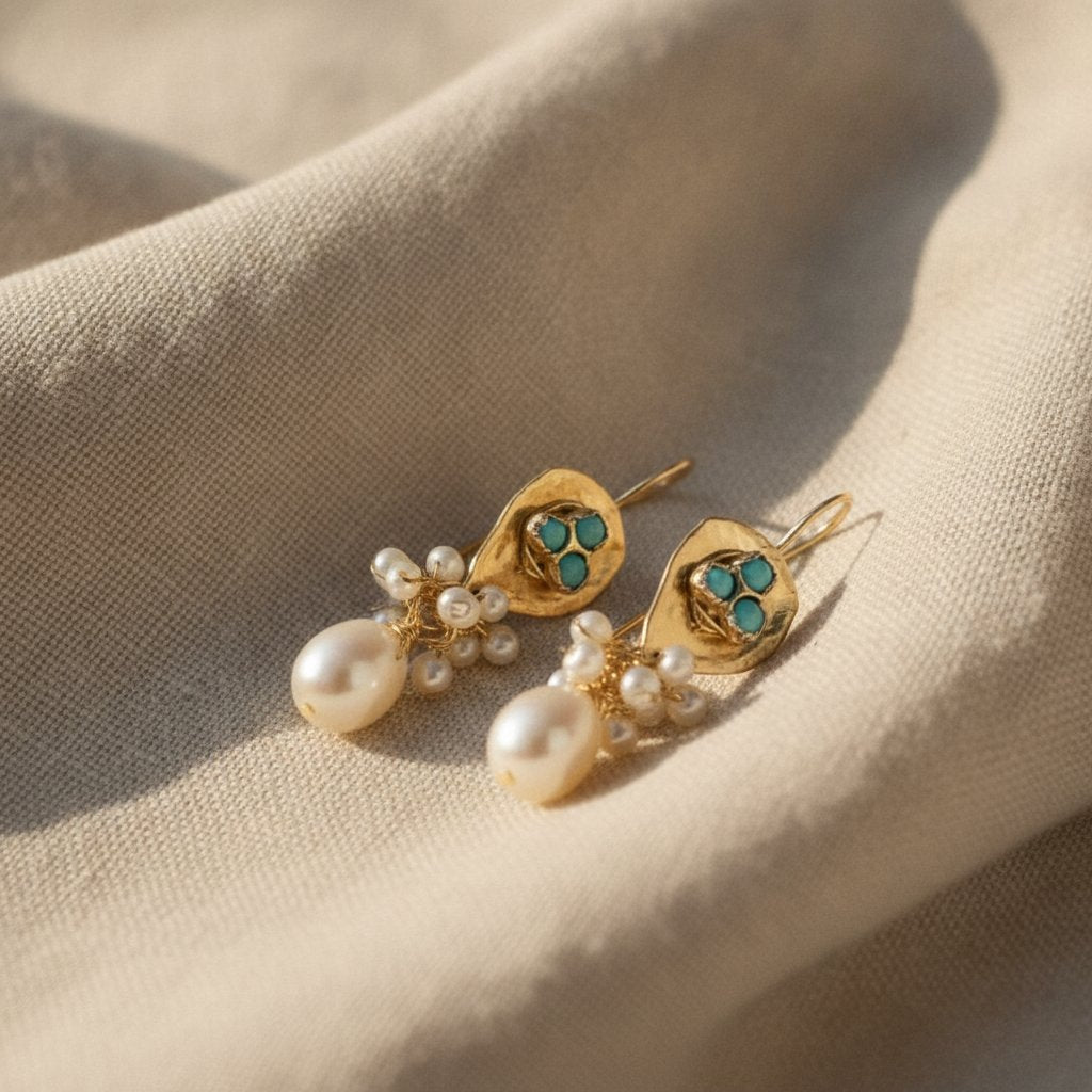 Ambre Pearl Earrings