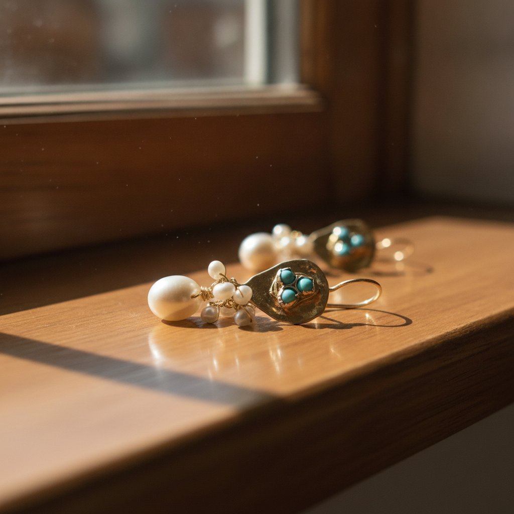 Ambre Pearl Earrings