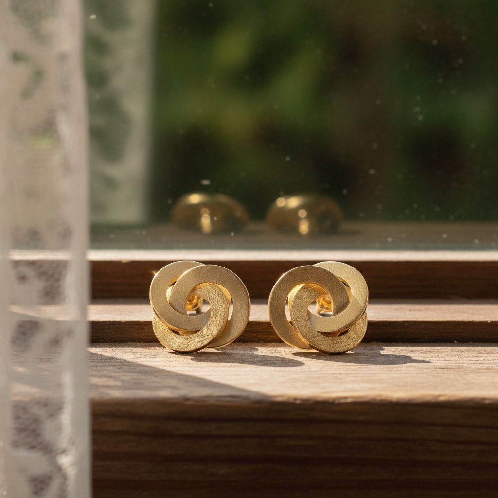 Ambre Gold Earrings