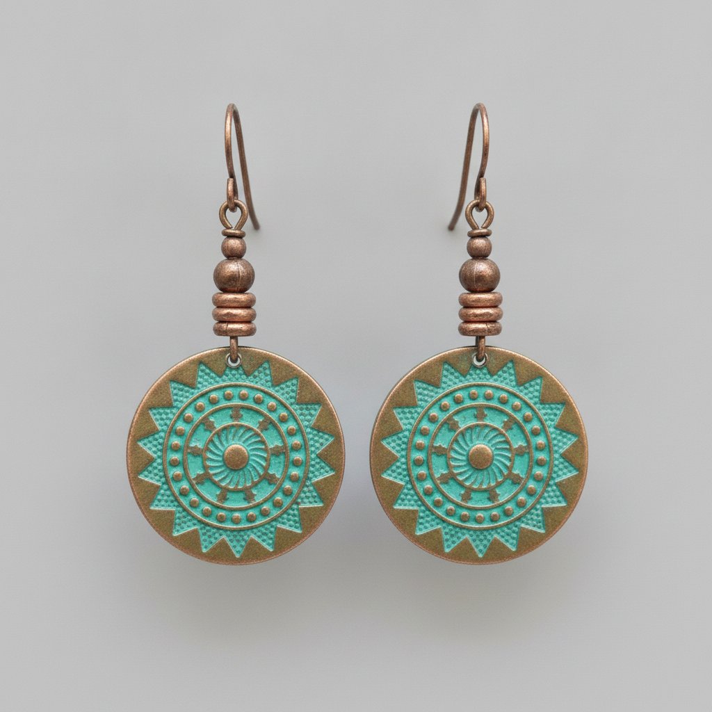 Ambre Vintage Earrings