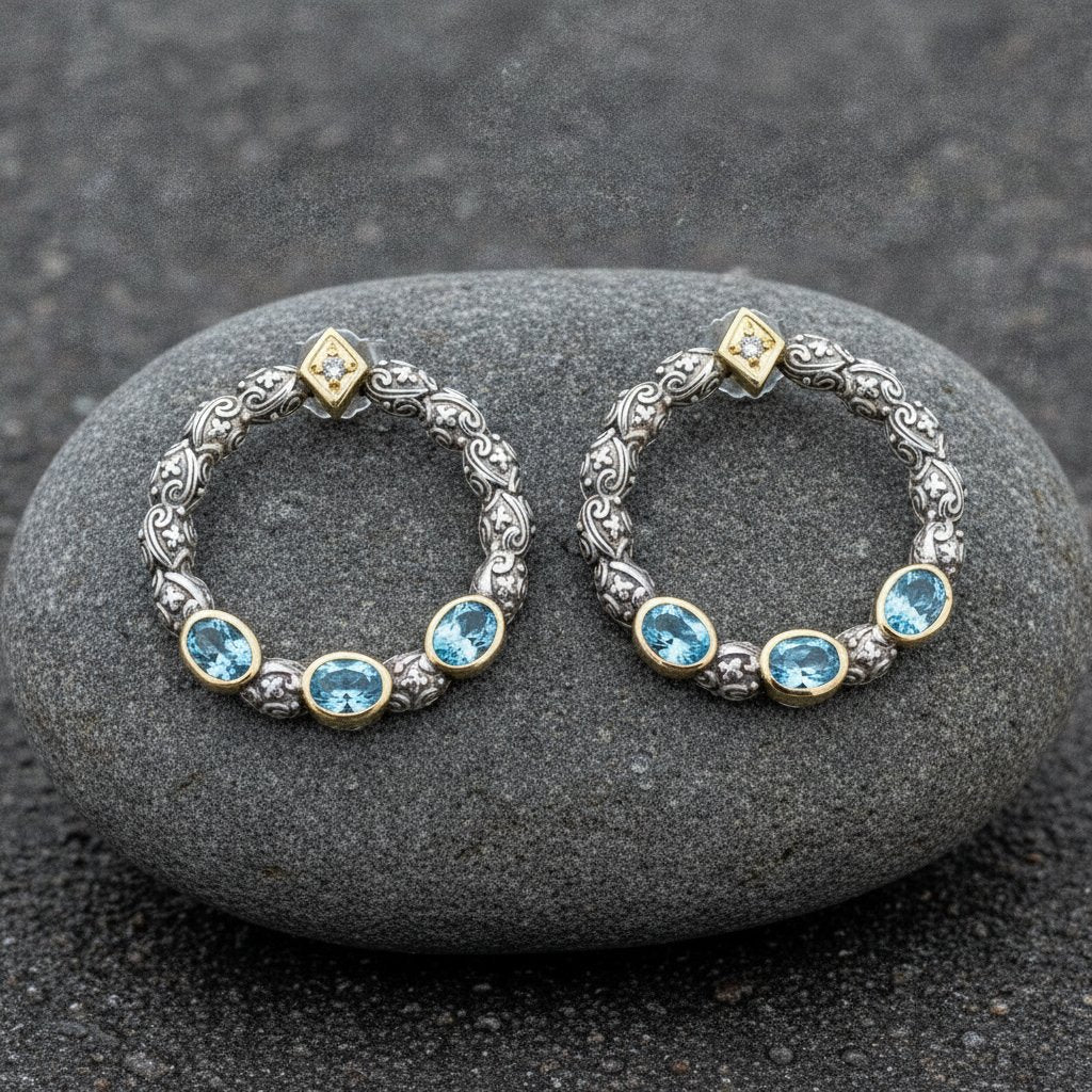 Ambre Crystal Earrings