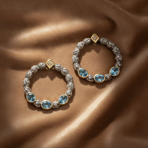 Ambre Crystal Earrings
