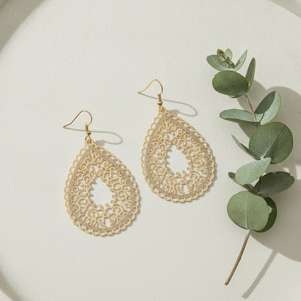 Ambre Gold Earrings