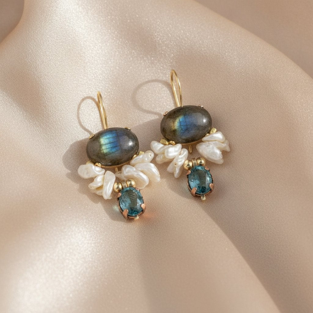 Ambre Vintage Earrings