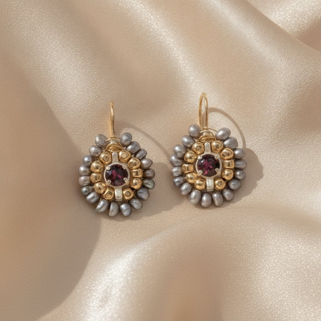 Ambre Gold Earrings
