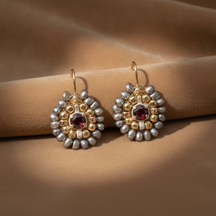 Ambre Gold Earrings