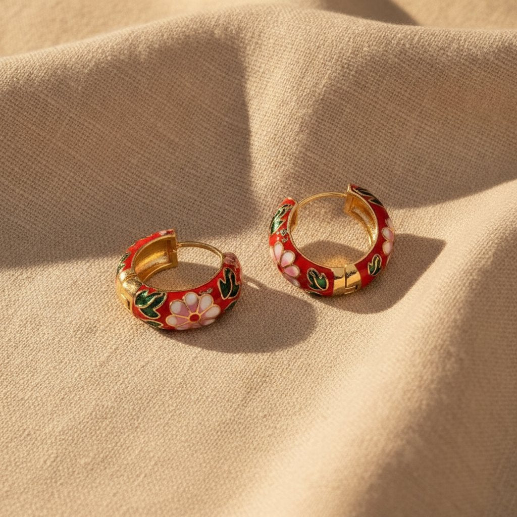 Ambre Vintage Earrings