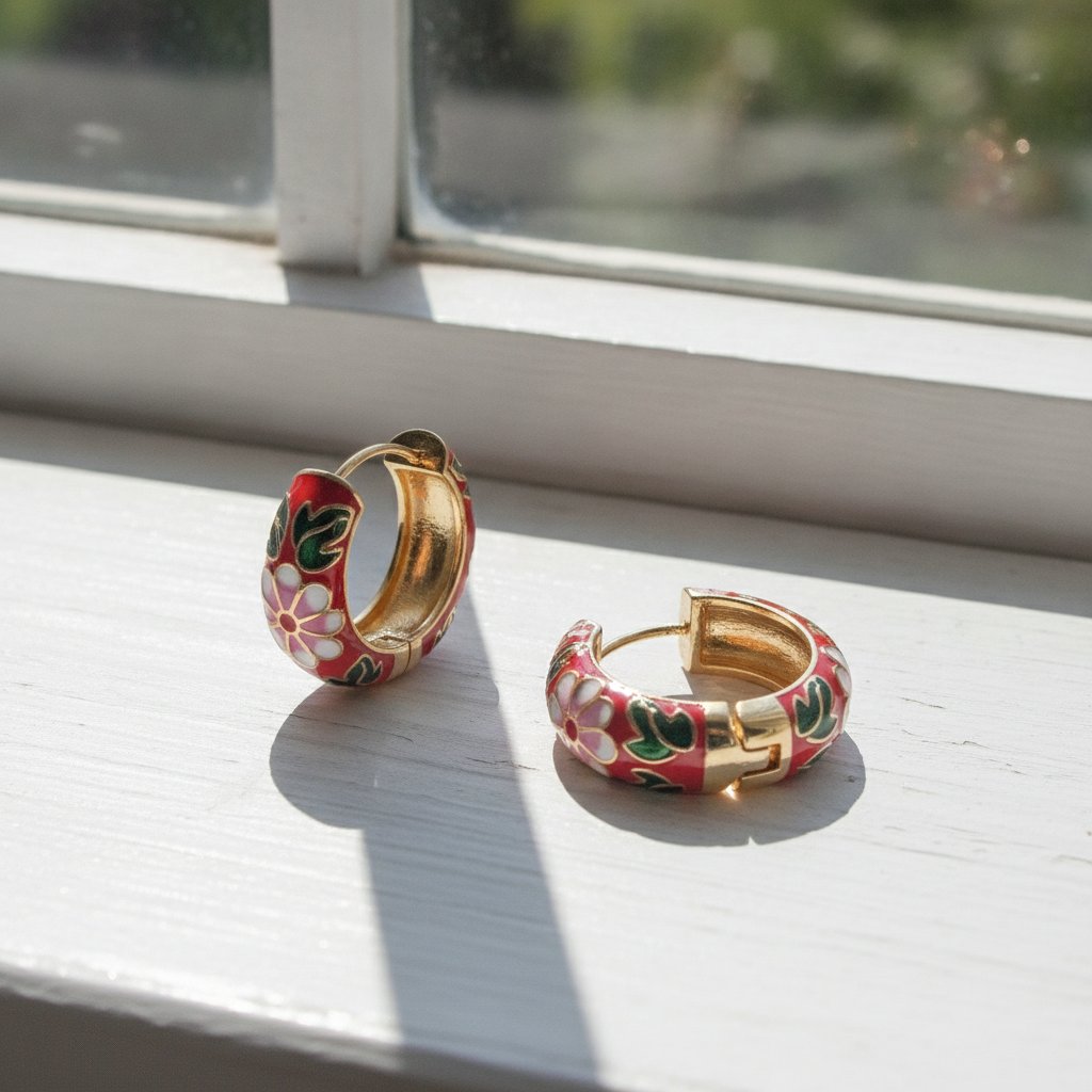 Ambre Vintage Earrings