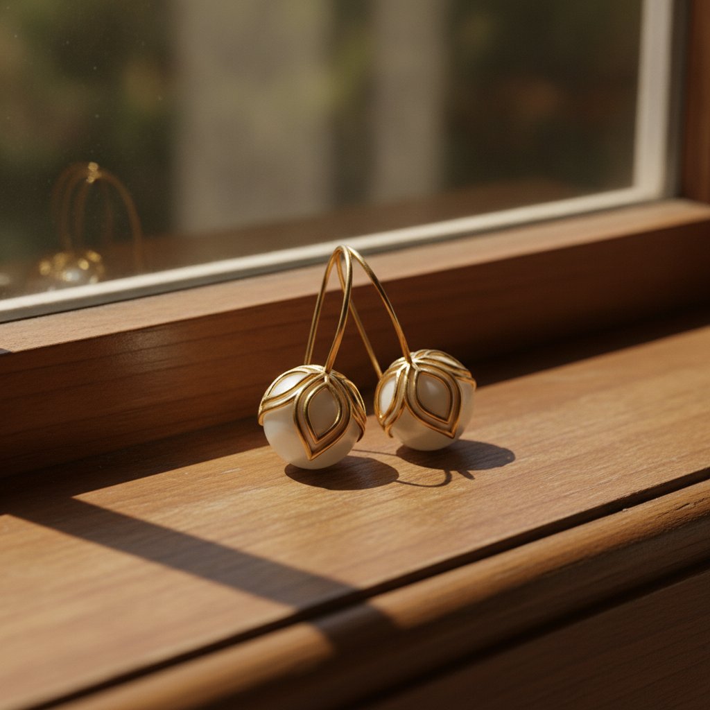 Ambre Pearl Earrings