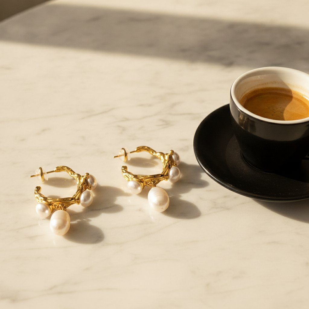 Ambre Pearl Earrings