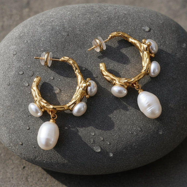 Ambre Pearl Earrings