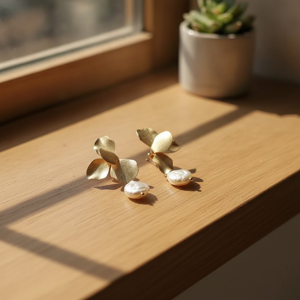 Ambre Pearl Earrings