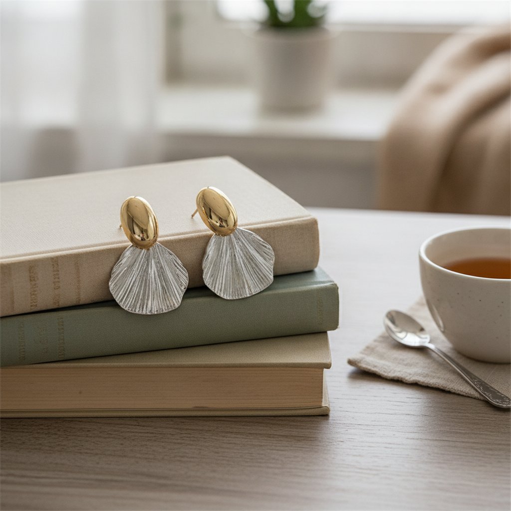 Ambre Gold Earrings