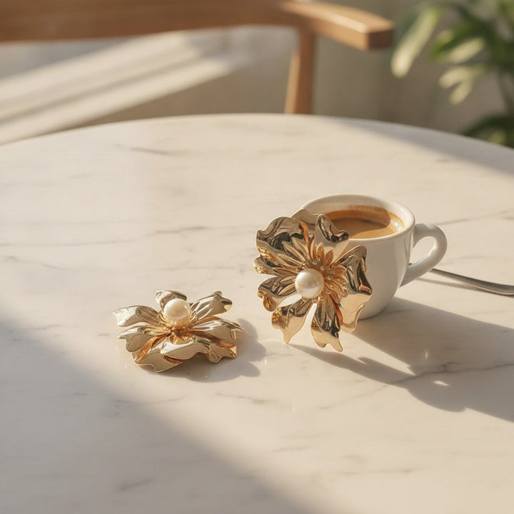 Ambre Pearl Earrings