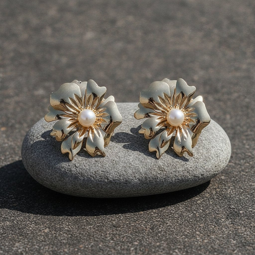 Ambre Pearl Earrings