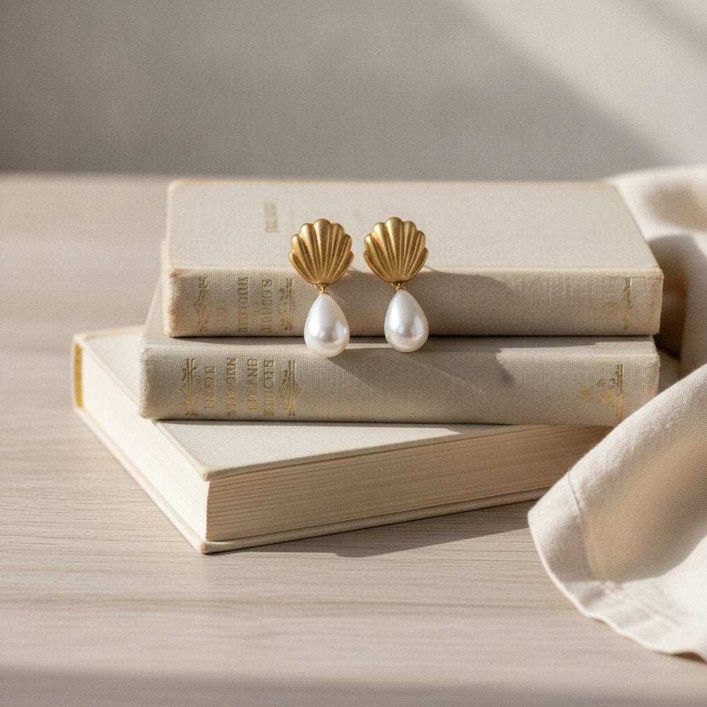 Ambre Pearl Earrings