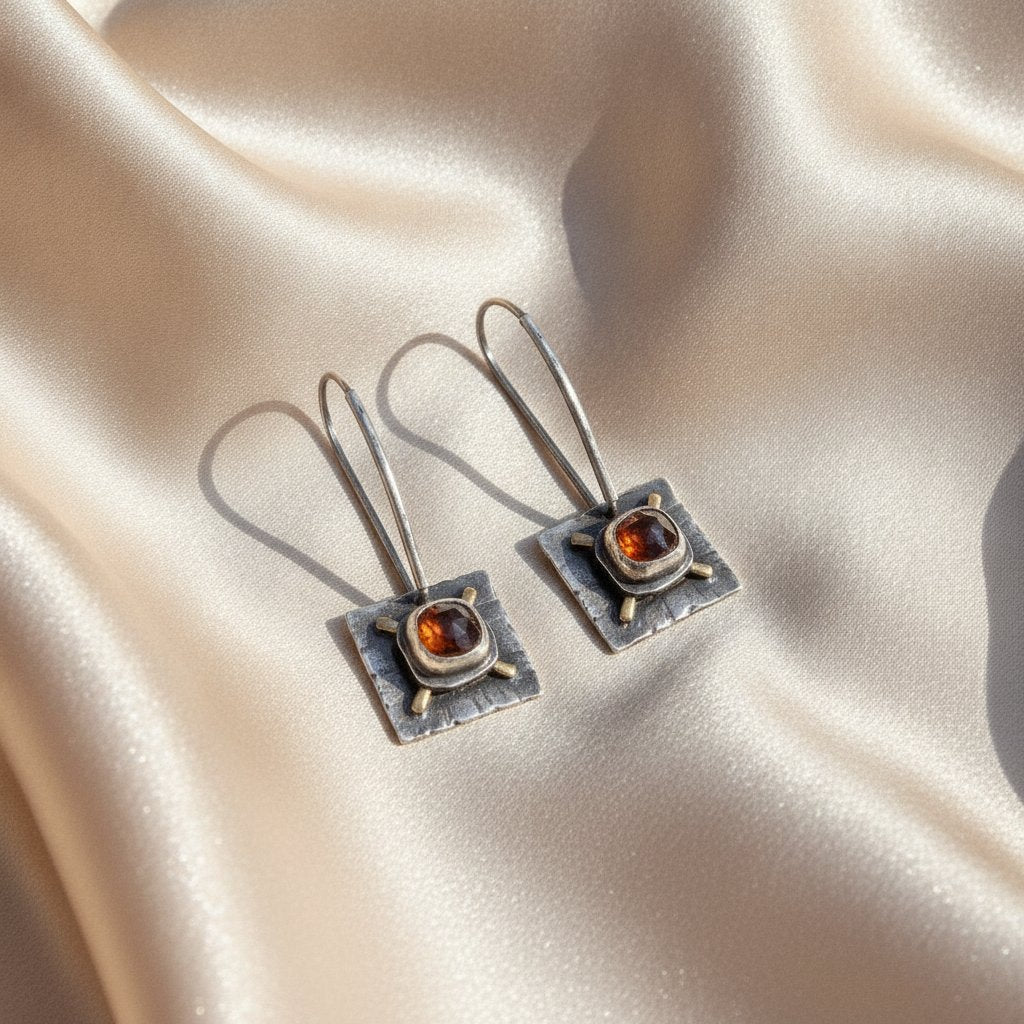 Ambre Crystal Earrings