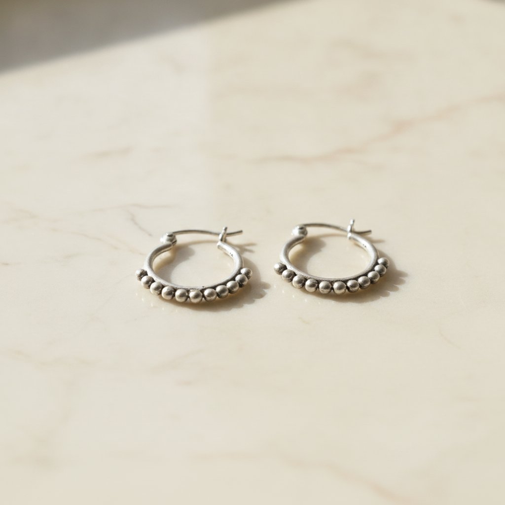 Celestine Silver Earrings