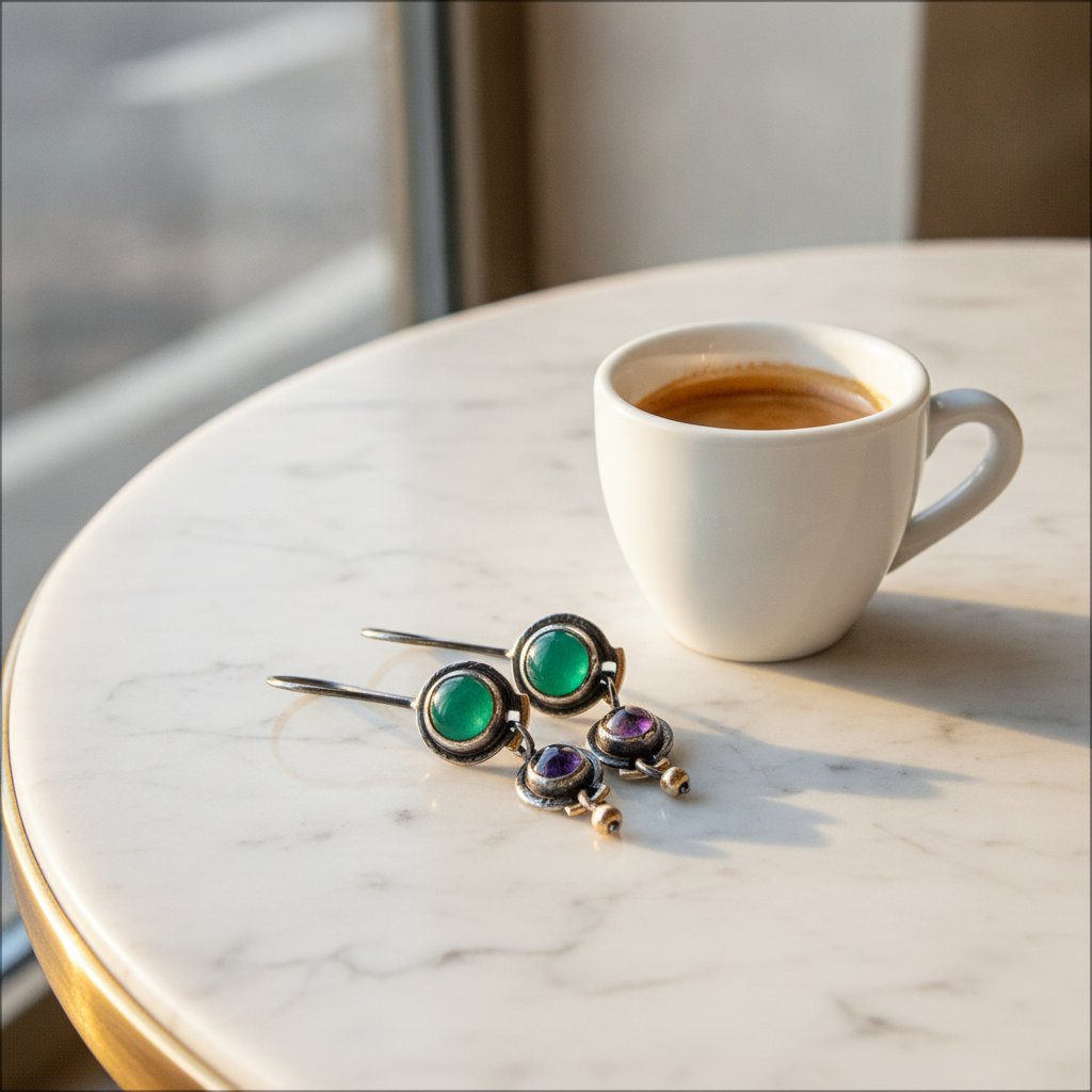 Celestine Crystal Earrings