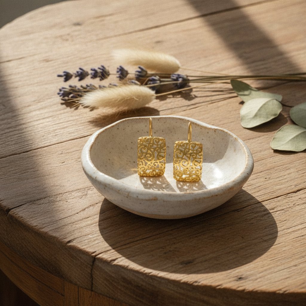 Celestine Gold Earrings