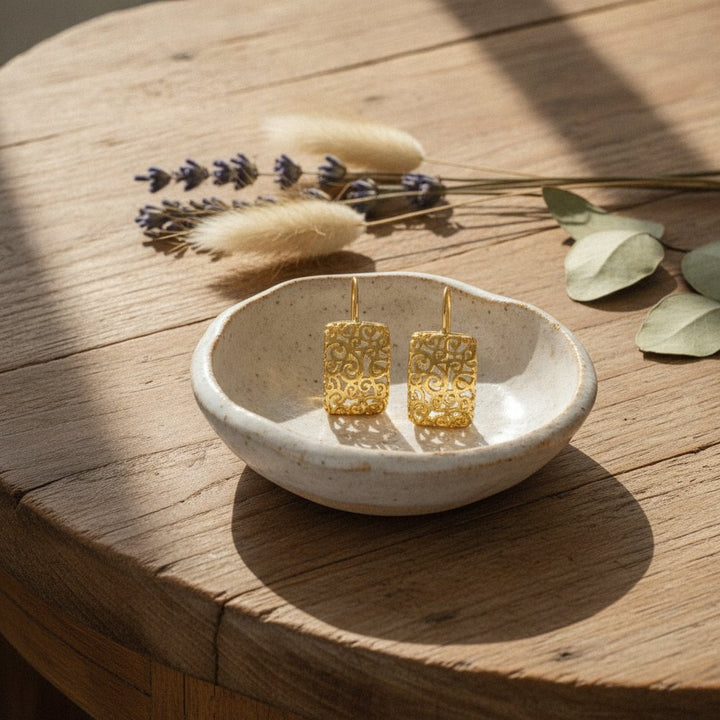 Celestine Gold Earrings