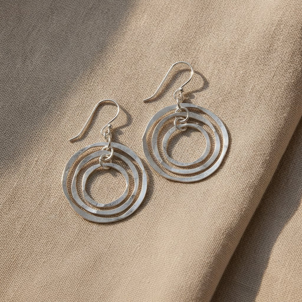 Celestine Silver Earrings
