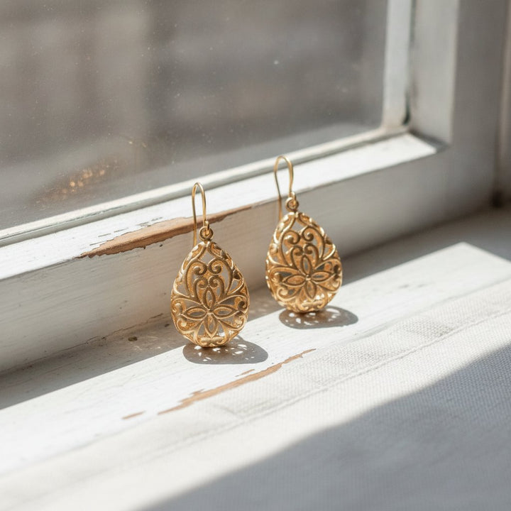 Celestine Gold Earrings