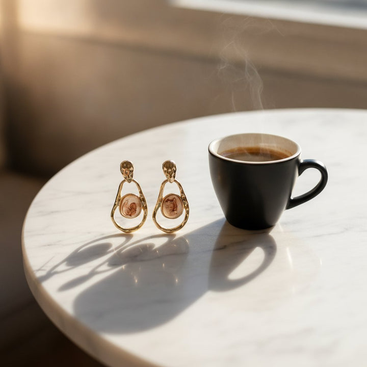 Celestine Gold Earrings