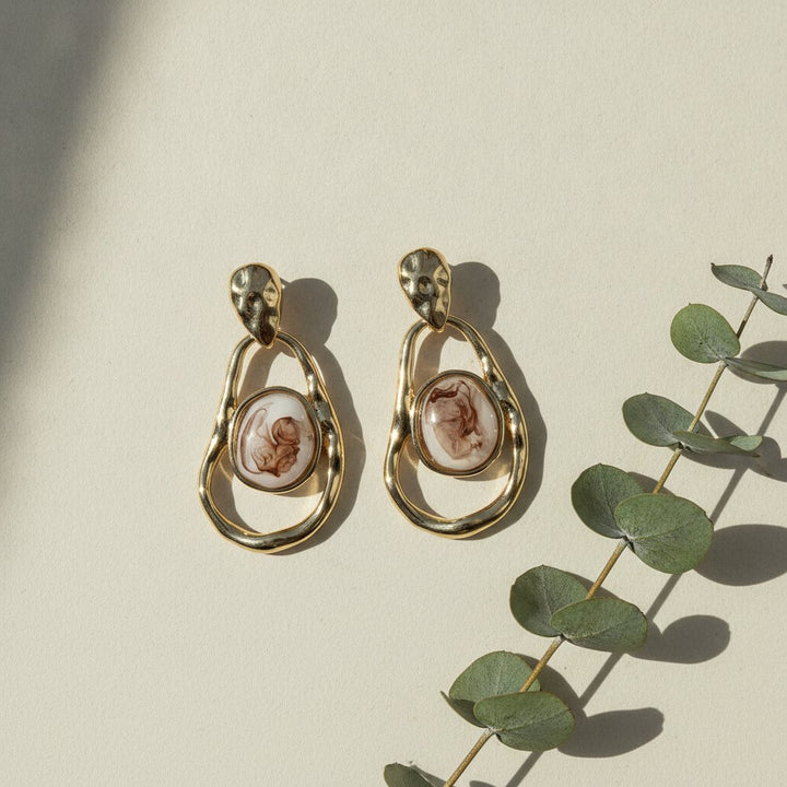 Celestine Gold Earrings
