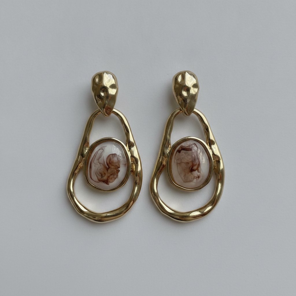 Celestine Gold Earrings