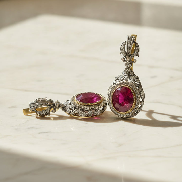 Celestine Crystal Earrings