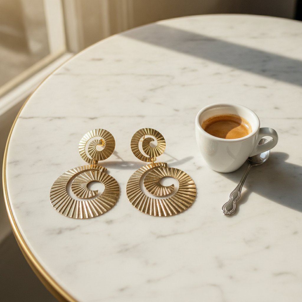 Celestine Gold Earrings