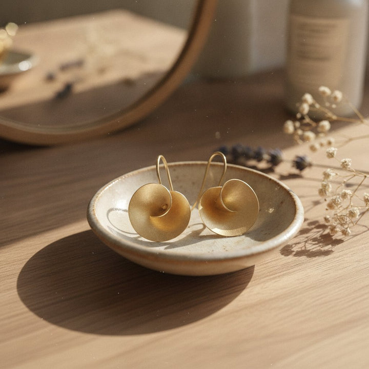 Celestine Gold Earrings