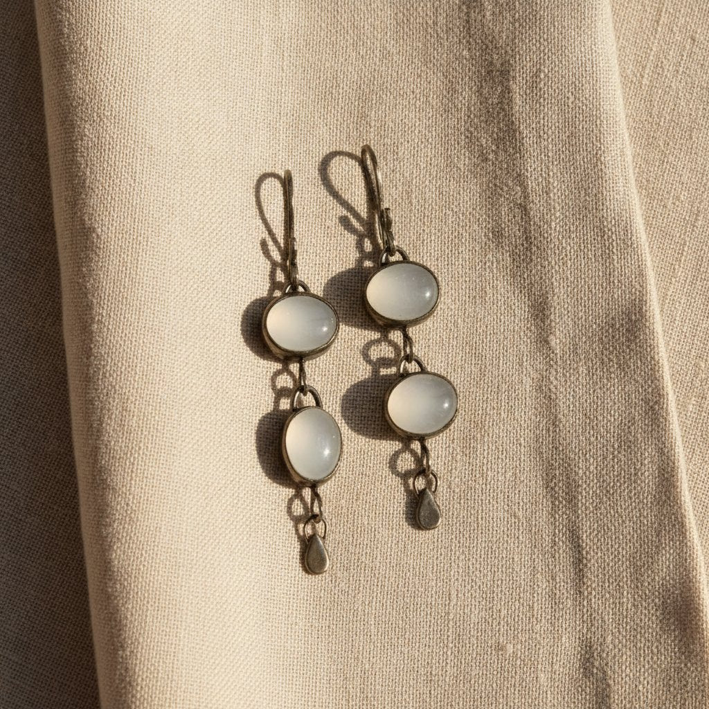 Linnea Moonstone Earrings