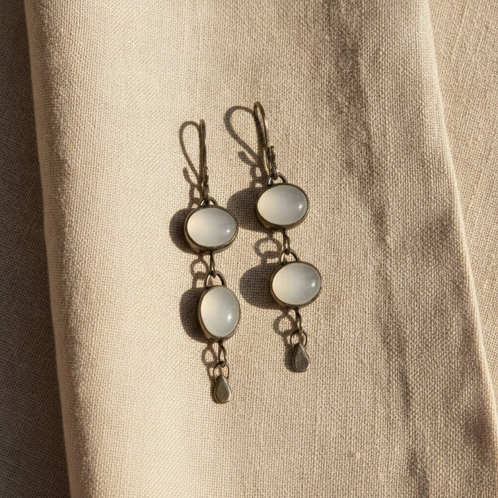Linnea Moonstone Earrings