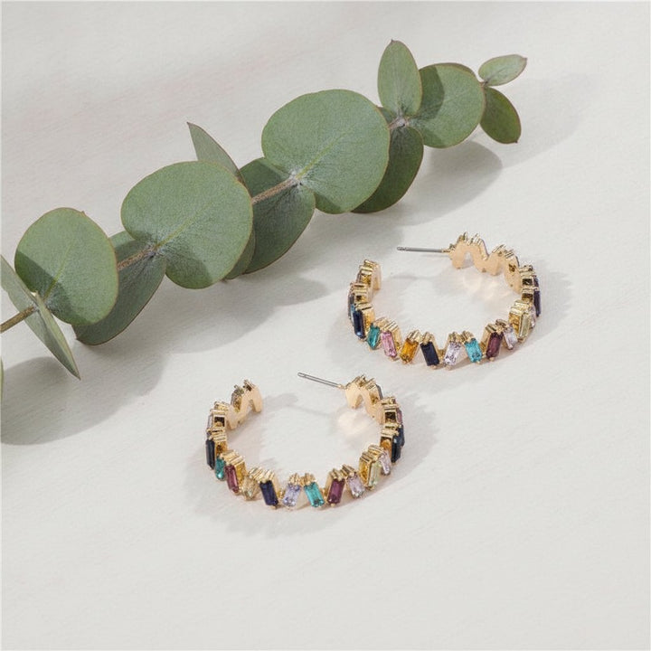 Fleur Crystal Earrings