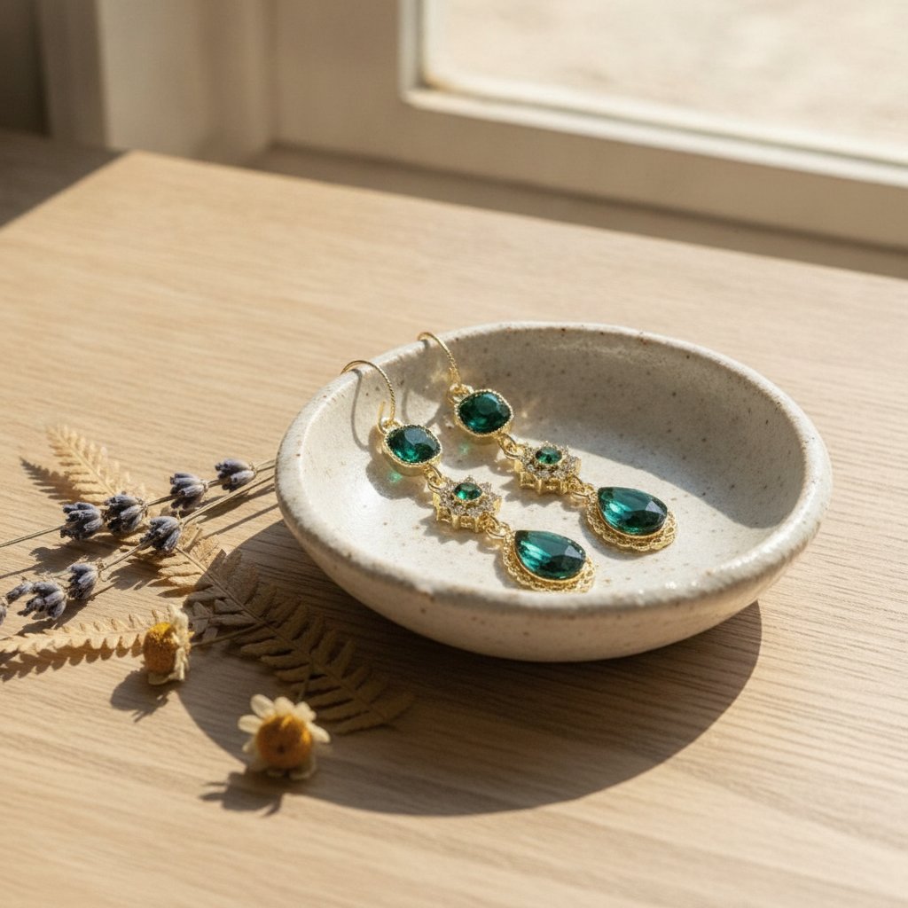Fleur Crystal Earrings