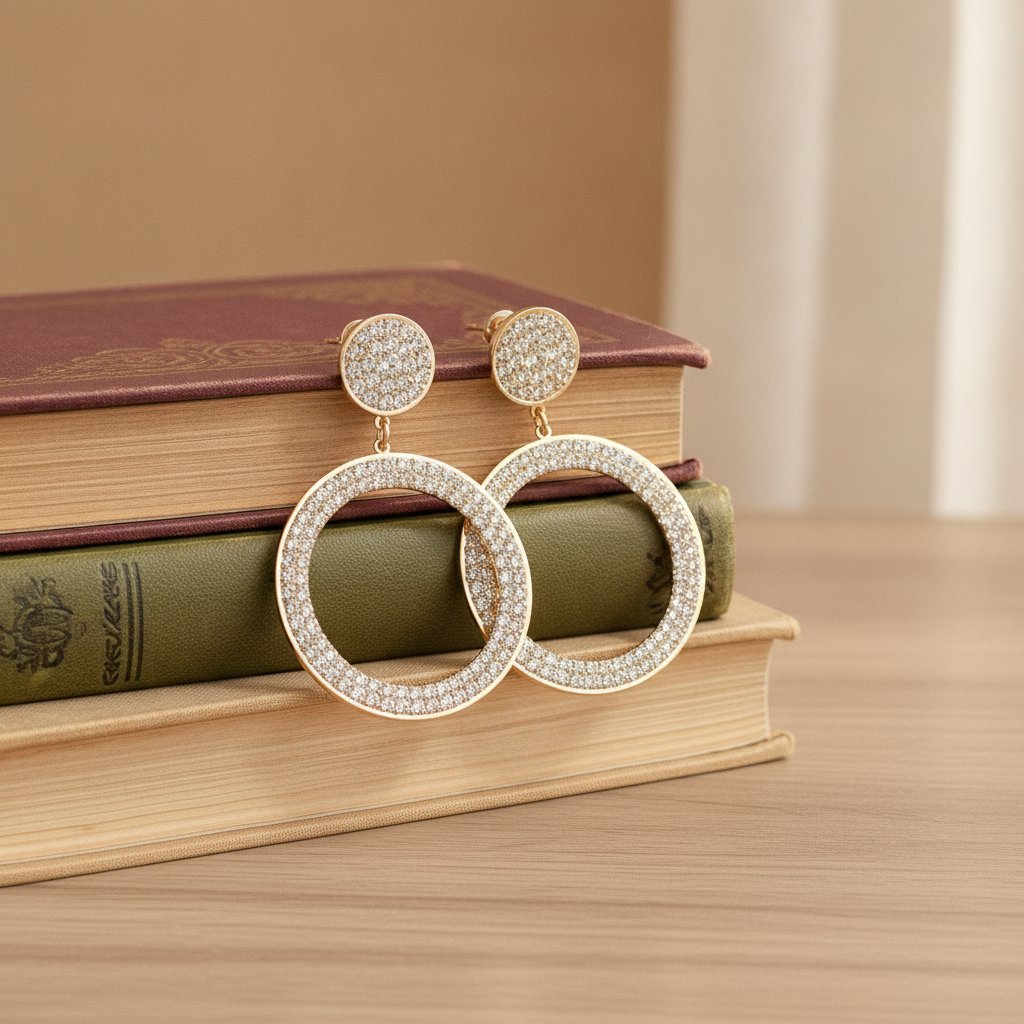 Fleur Zirconia Earrings