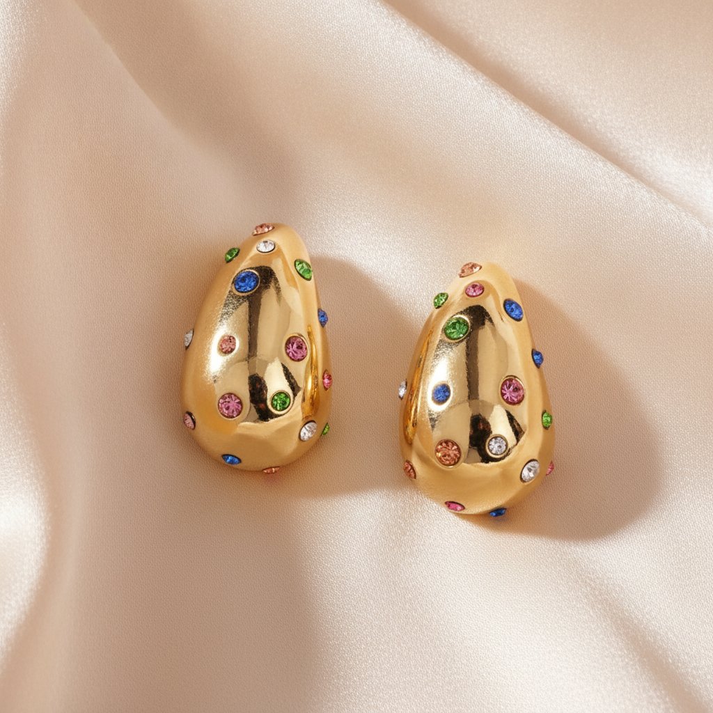 Fleur Zirconia Earrings