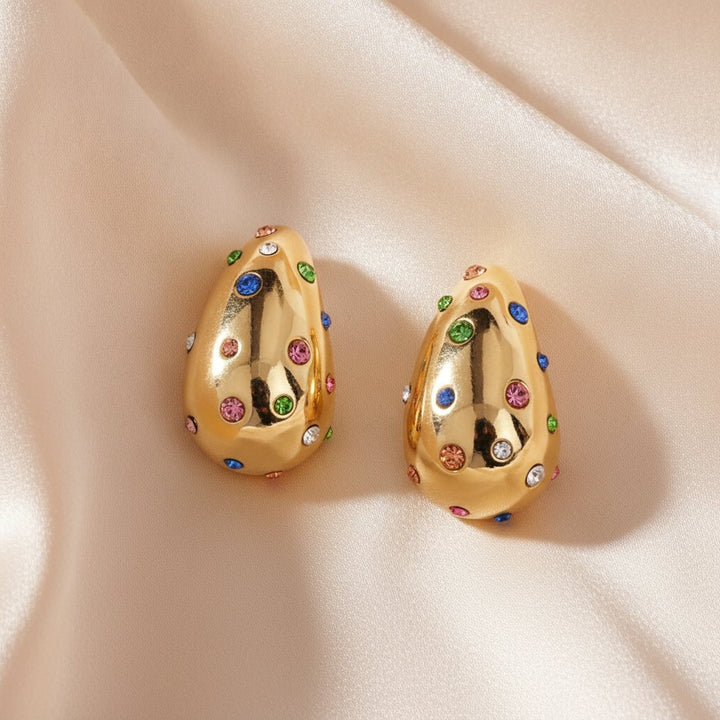 Fleur Zirconia Earrings