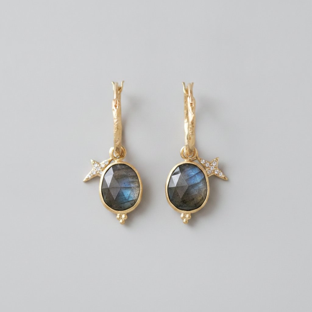 Fleur Gold Earrings