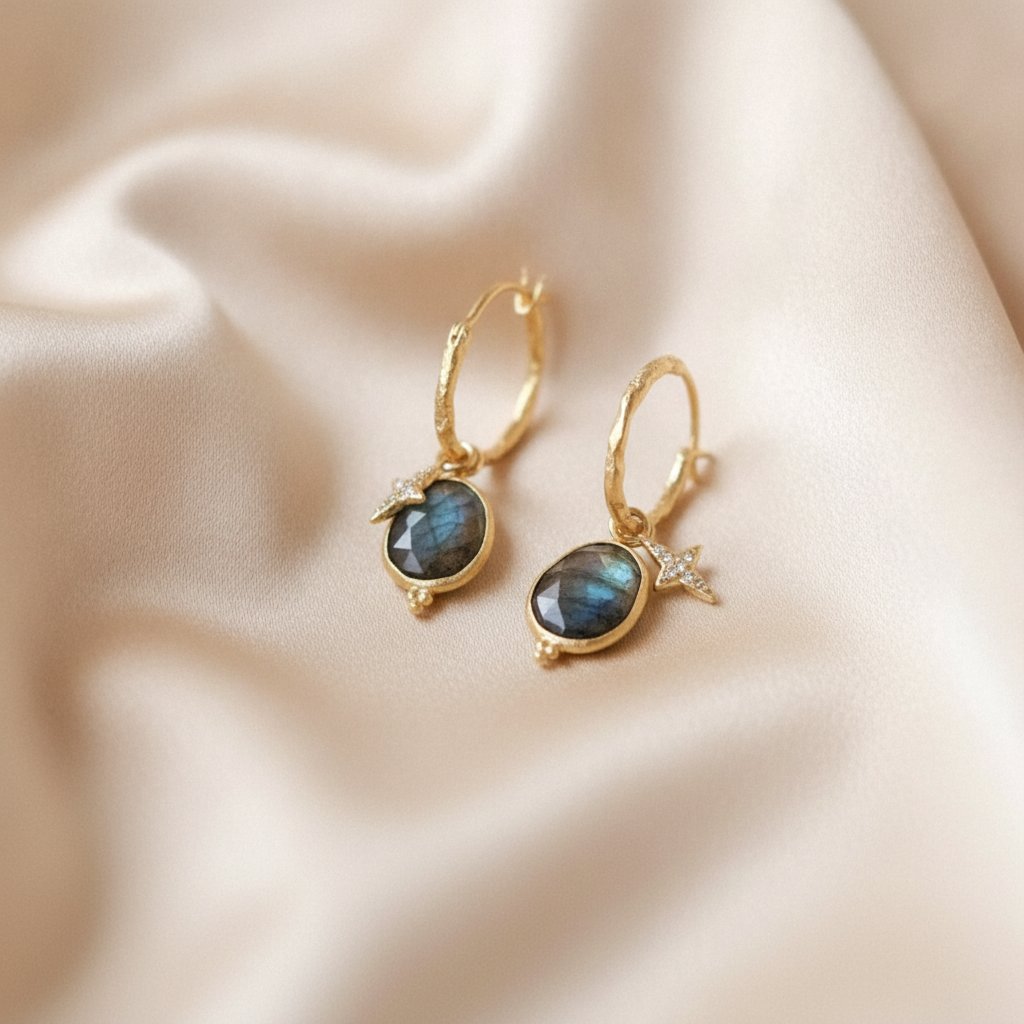Fleur Gold Earrings