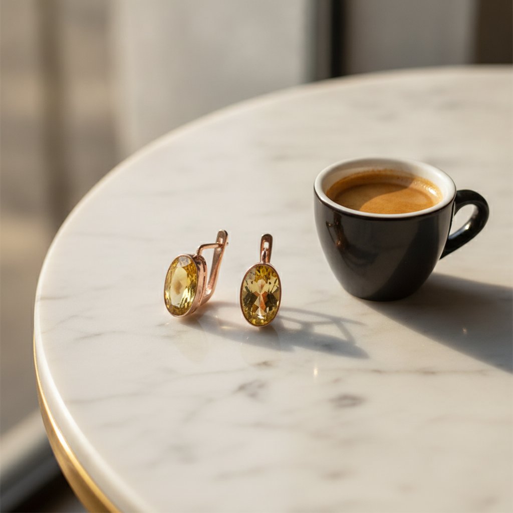 Fleur Crystal Earrings